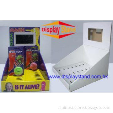 Customized Counter Paper Cardboard Retail Display Tray with